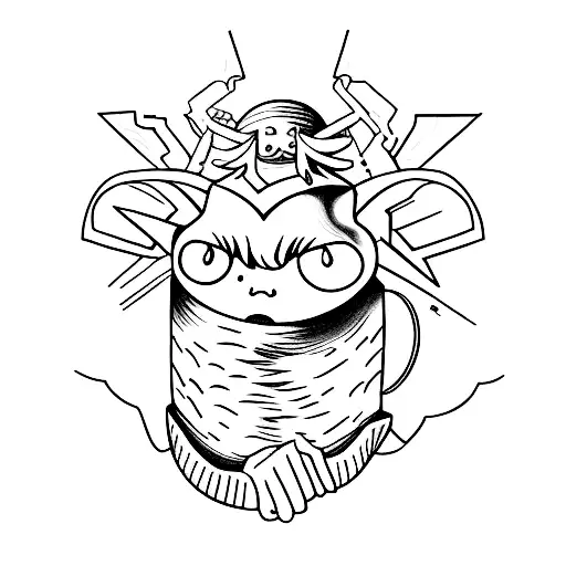 Minimalist Sad Child In Front Of Evil Mother's Lips