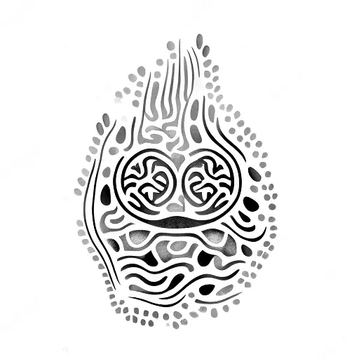 A Minimalist Tattoo Of A Dog Paw Print Composed Of Money Symbols