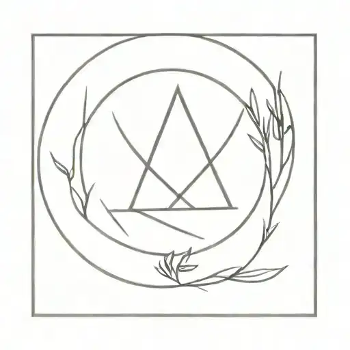 Awen Symbol In A Minimalistic