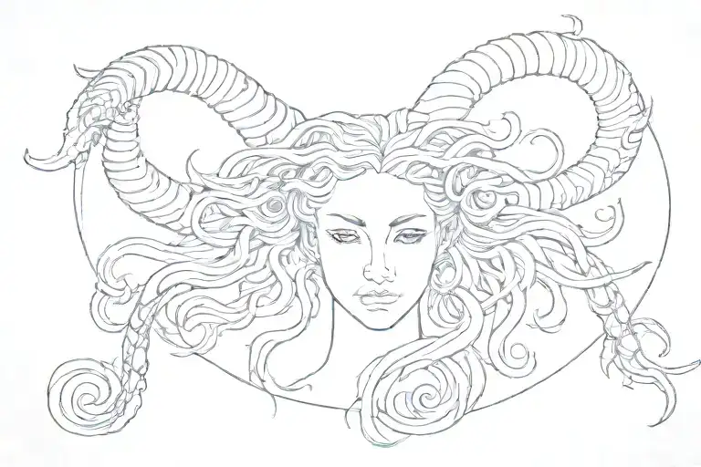 Medusa Capricorn Maori