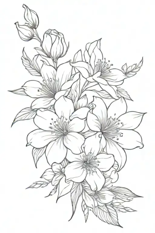 Birth Flower Bouquet