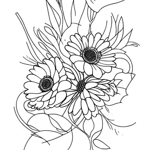 Fine Line Wild Flower Bouquet