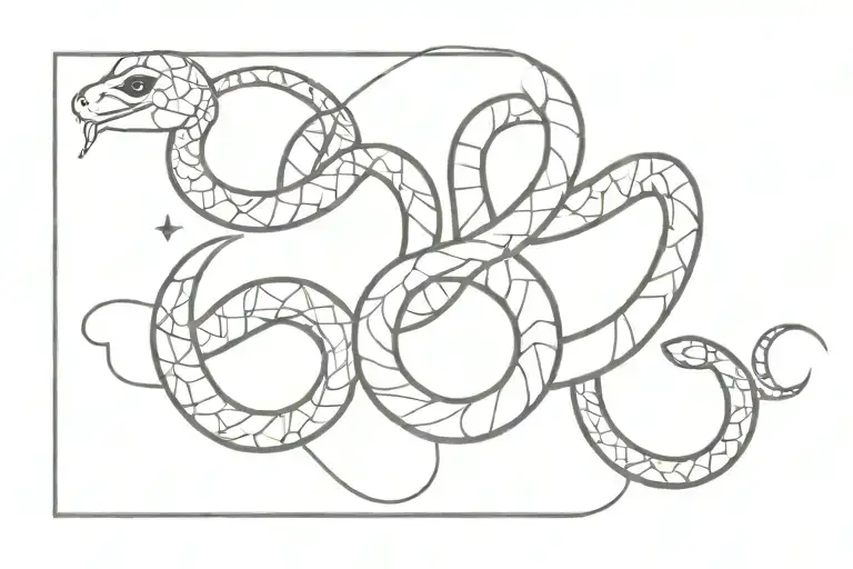 Scorpio Star Sign Combined With A Snake