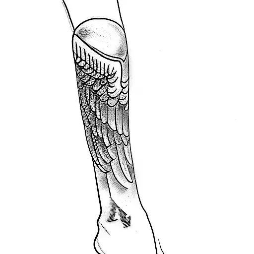 A Tattoo Of An Angel