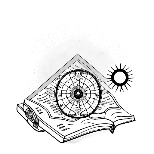 A Bible With The Earth Behind It