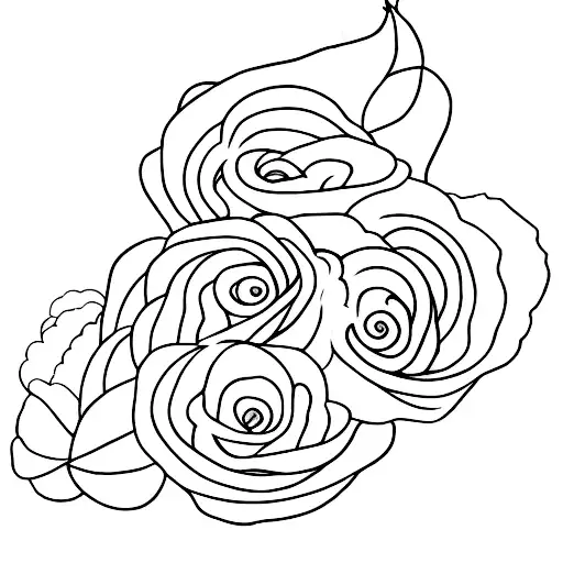 One Simple And Long Black Liana