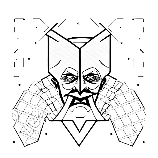 Joker Card Geometric Funny