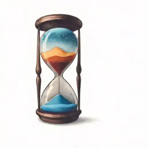 Hourglass That Represents That Everything Is Temporary
