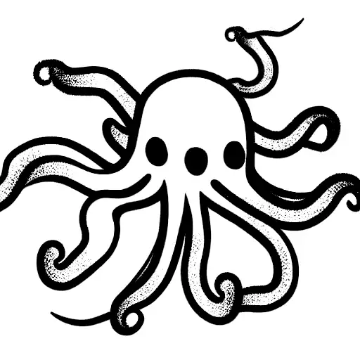 Simple Octopus Outline