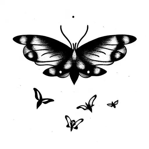 5 Cats With Lunar Moth