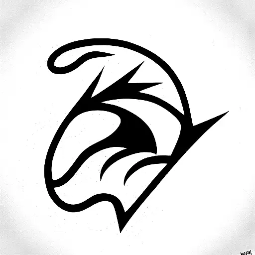 Dragon With Lightning Bolt Eyes