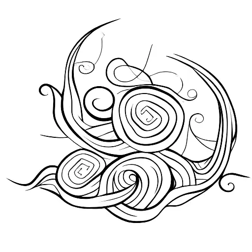 Grape Vine Wrapping Around A Keyhole