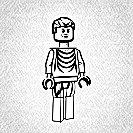 Patent Lego Character Who Swims On A Water Which Is Interpreted As A Line