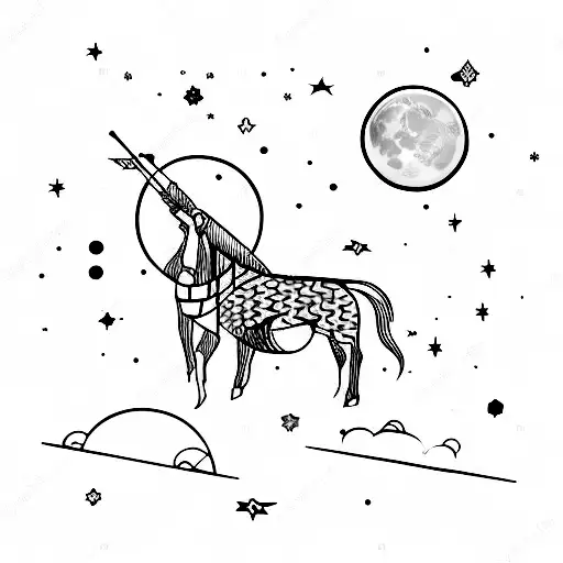 Moon And Sagittarius