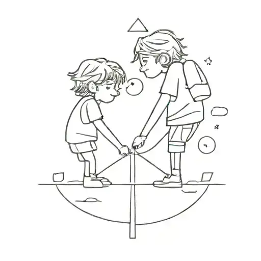 Matching Tattoo Of Noah Kahan Song You're Gonna Go Far With Younger Brother