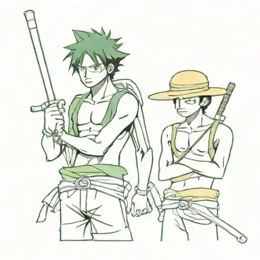 Luffy Y Zoro Roronoa