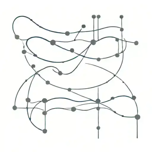 Lines Going From Thick To Thin Smaller And Smaller And Morse Code In All Lines Dainty