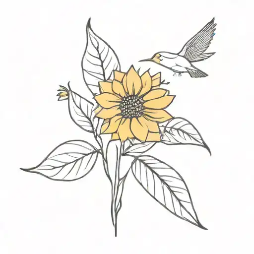 Sunflower Swallow