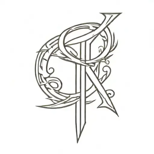 Viking Runes Letter Saying Freedom Vertical Just Words