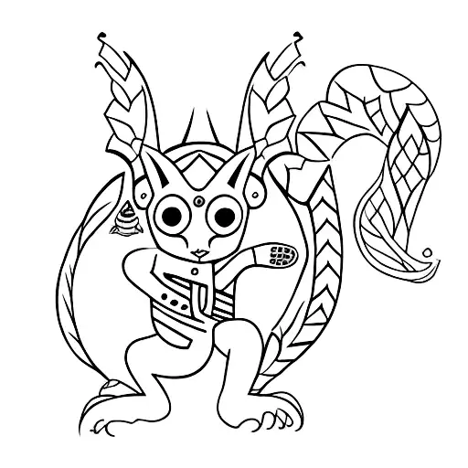 Geko With The Name Of My Daughter Mira