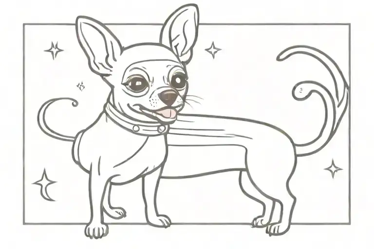 Funny Stupid Chihuahua Hotdog Costume