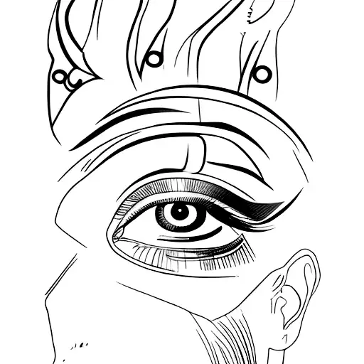 Green And Red Color Gucci Eye