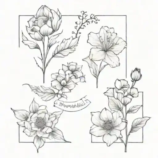 Birth Month Flowers February August December