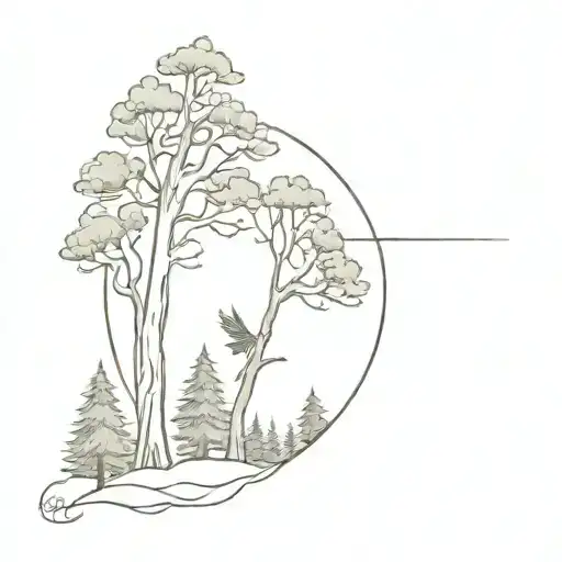 Fairy In The Pine Trees Small