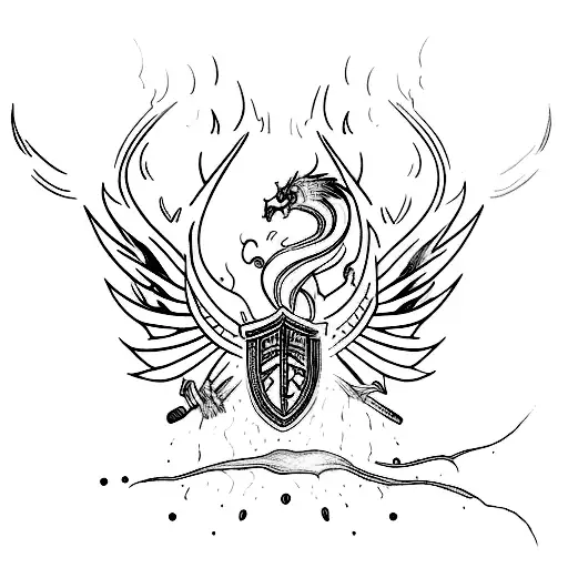 Body Armor Roman Lightning Fire Water Air