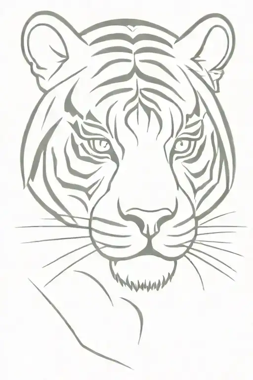 Cartoon Tiger