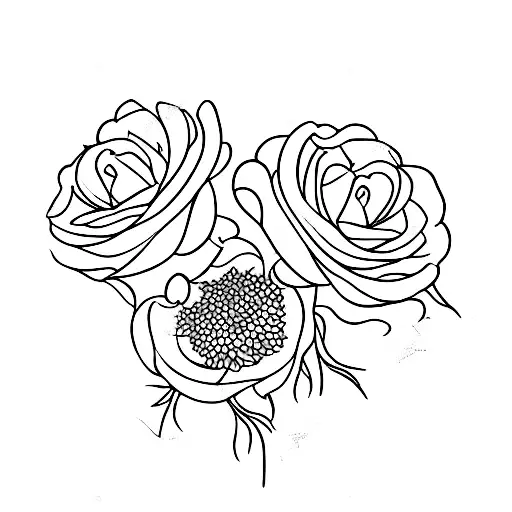 Bouquet Of Birth Flower Of August October June And February