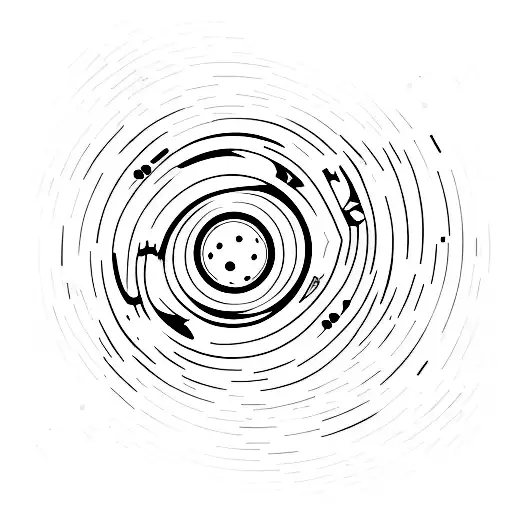 Galaxy With A Black Hole At The Center