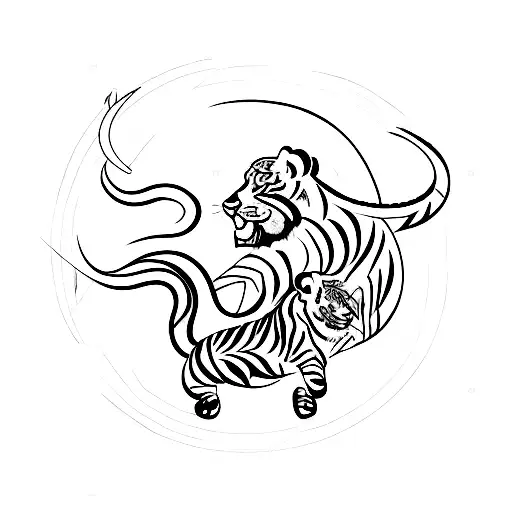 Year Of The Tiger And Capricorn