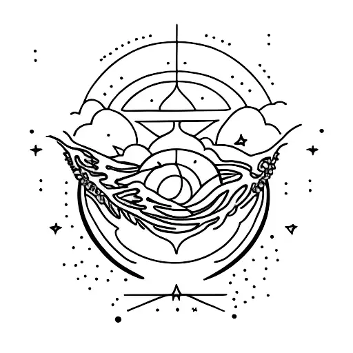 Moon Saturn Lavender Stars