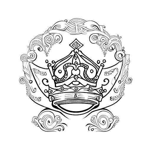 Letter A And S With Crown