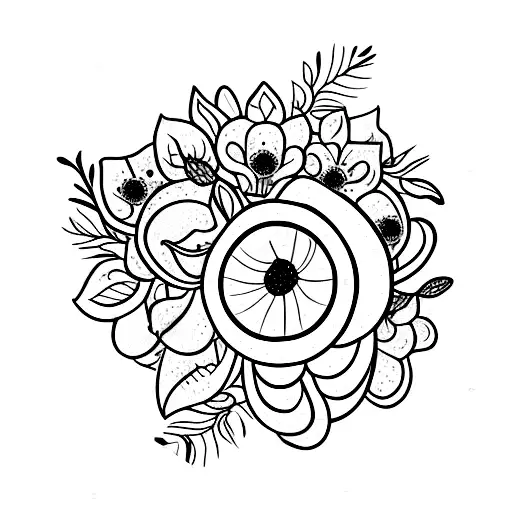 Pumpkin With Flowers