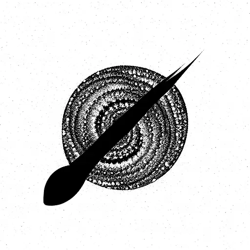 Infinity Symbol Inspired By A Realistic Blackhole