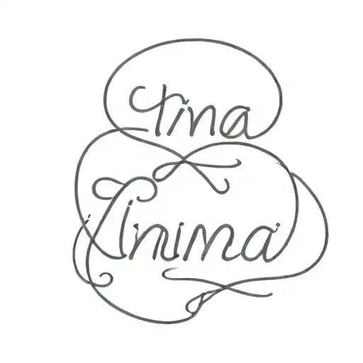 Inima Word And A Small Heart Next To The Word