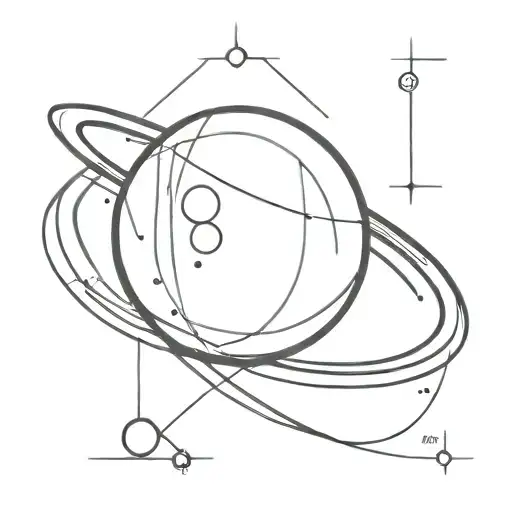 The Planet Saturn As A Disco Ball