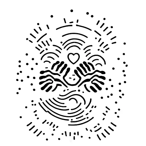 Father And Mother Handprints