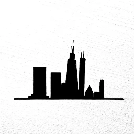 Austin And Chicago Skylines