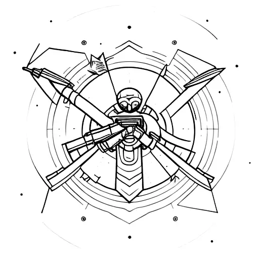 Destiny Hunter Firing A Nightstalker Arrow