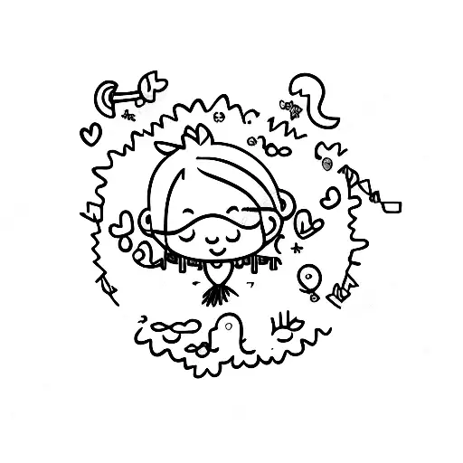 Kids Hand Holding Adults Hand And Kids Hair Fades Into Eyelashes Floating In The Air