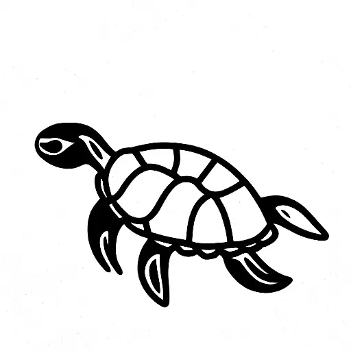 Turtle Carrying An Island