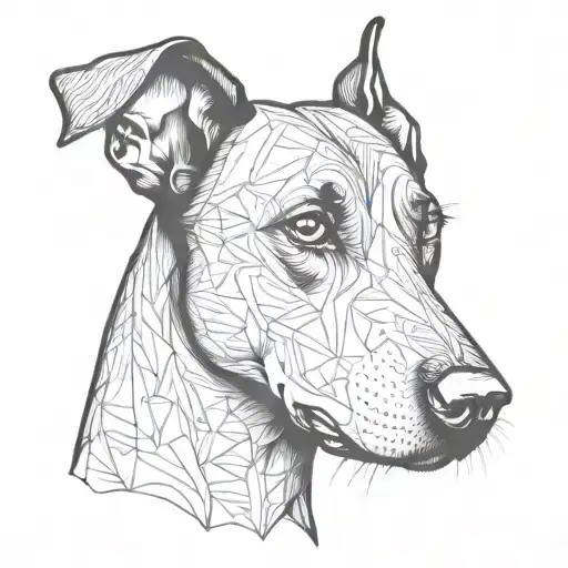 Silhouette Doberman Dog Laszlo