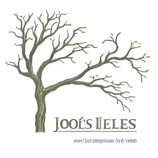 Joel's Name On The Trunk Of A Tree