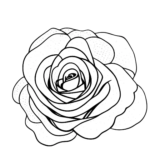 Incorporate Dolcie-rose's Name Into A Blackwork Rose Design