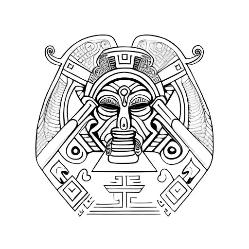 Aesthetic Mayan Symbols