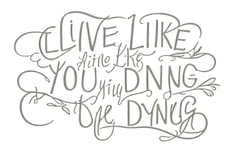 Live Like You Were Dying By Tim Mcgraw Dainty Simple Lyrics