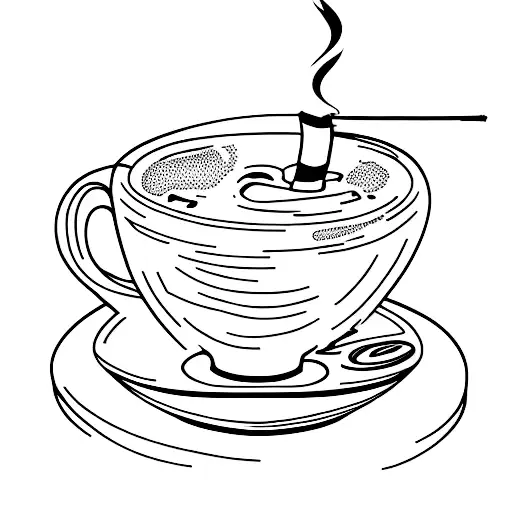 Cup Of Coffee And A Cigarette